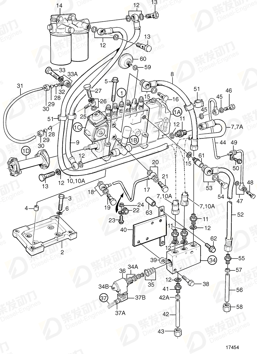 VOLVO Governor 3825268 Drawing